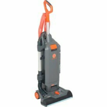PEERLESS INDUSTRIES Hoover, Hushtone Vacuum Cleaner With Intellibelt, 15in, Orange/gray CH54115